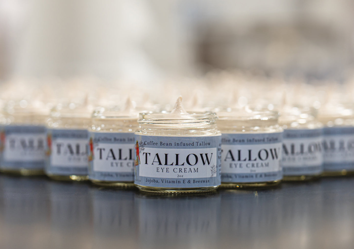 The White Label Tallow Eye Cream – Coffee Infused Caffeine Boosted (2oz)